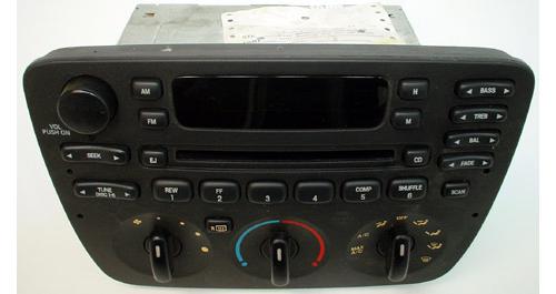 Ford 01 - 03 taurus cd player  ac control radio 04 05 06  1f1f-18c858-dd