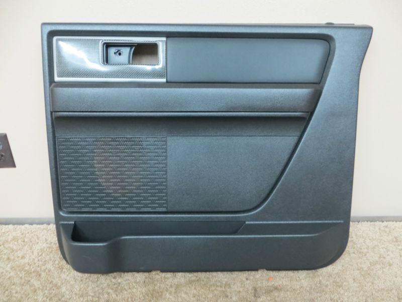 07 12 ford expedtion el passenger rear door panel leather right black rh 