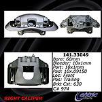 Centric parts 141.33049 front right rebuilt caliper with hardware