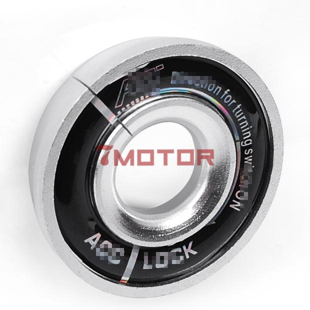 7m silver carbon fiber ignition key ring keyhole protector car audi vw warranty