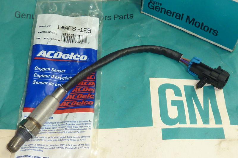 Nos cadillac ac delco oxygen sensor afs-125 oldsmobile aurora oem new 1997 1998