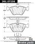 Centric parts 301.07250 front premium ceramic pads