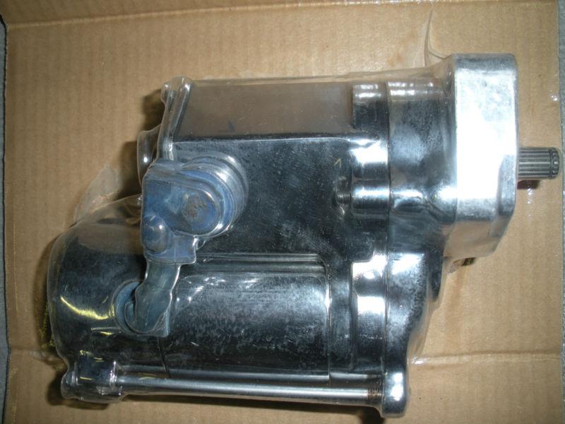 Cvr 89-93 harley davidson big twin 3.1 hp 2.4kw starter motor chrome 