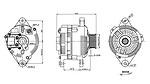 Tyc 2-07793 new alternator