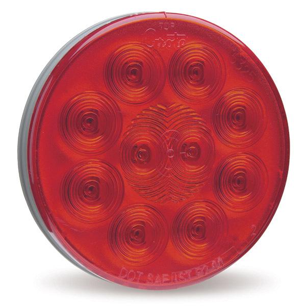 Grote 53252 - supernova® 4" 10-diode pattern led stop / tail / turn lamp