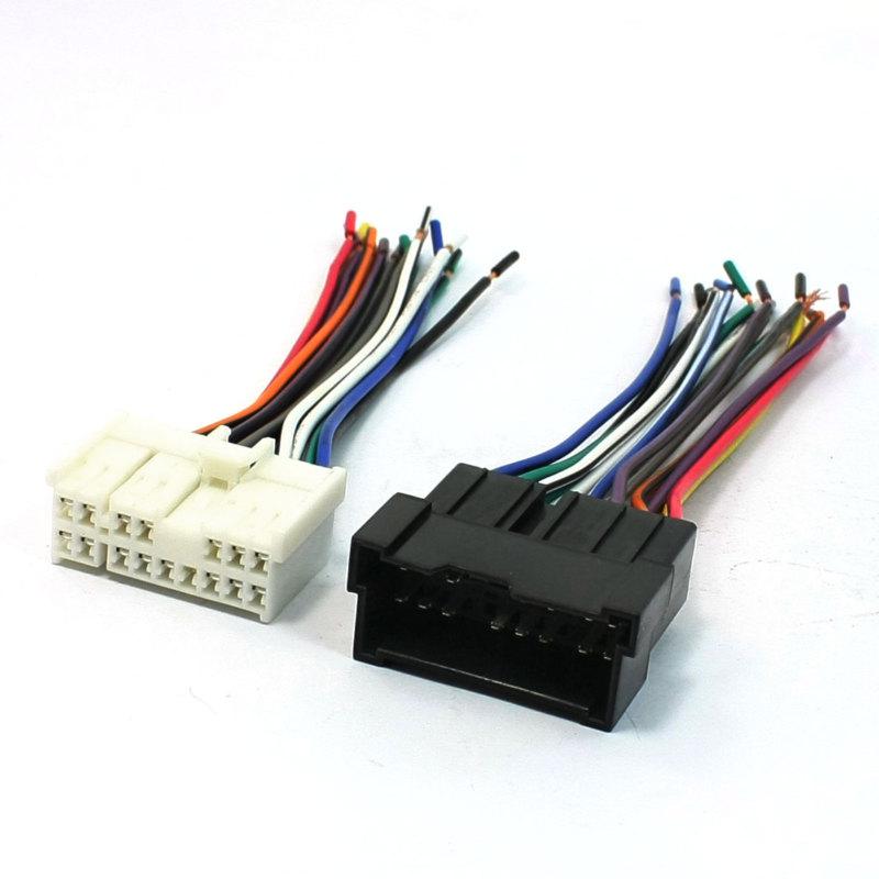 Auto car dvd navigation wiring harness adaptor connector for hyundai