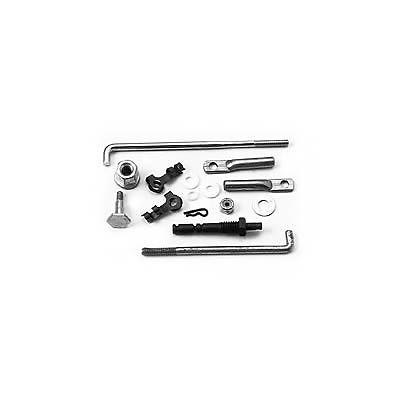 Mopar performance throttle linkage six pack inline steel zinc plated mopar kit