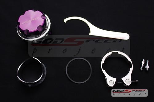 Godspeed 50mm v band blow off valve bov rs-series /turbo turbonetics borg purple