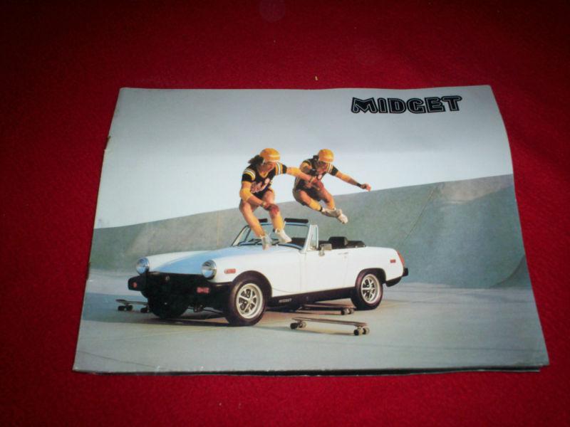 1978 mg midget sales brochure - vintage