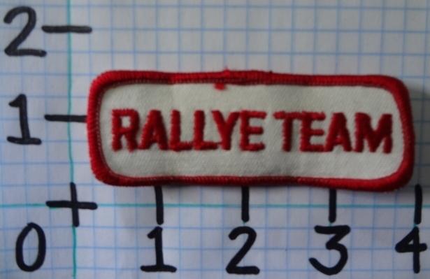 Vintage nos rallye team motorcycle patch from the 70's 004