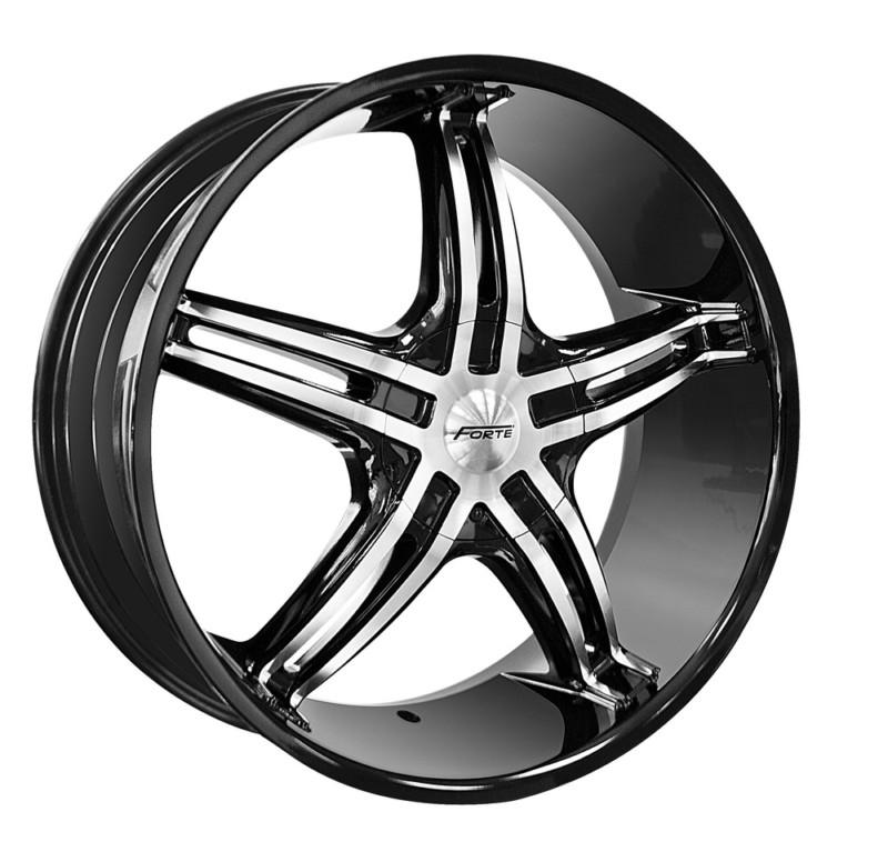 20x8.5 forte f56 "legend" (black mirror) wheel/rim(s) 5x120 5-120 20-8.5