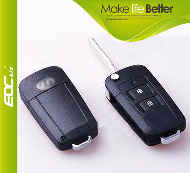 B0256 folding remote key shell for kia furui di sportage 2 buttons no chip