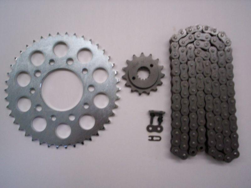 Honda vt600c vt 600 c shadow vlx sprocket & o-ring chain set 16/44 1989-2007 slv