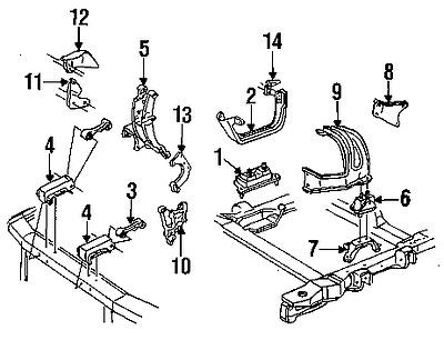 Pontiac 10230877 genuine oem factory original strut