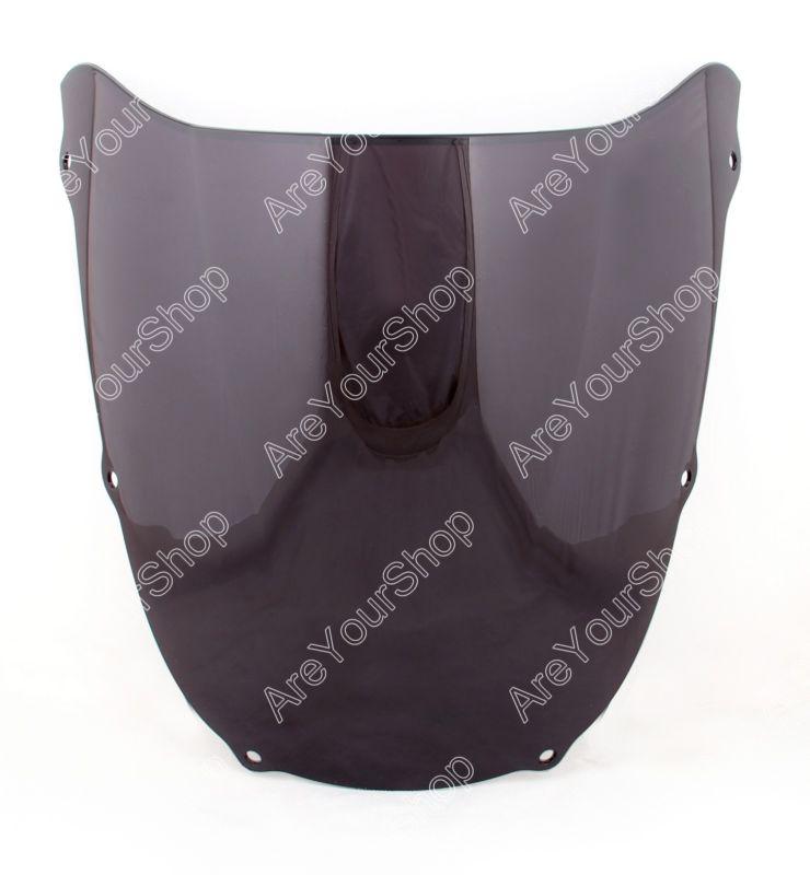 Windshield windscreen double bubble kawasaki zx6r zx6-r 636 1998-1999 black