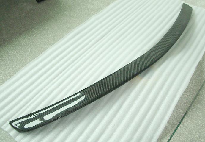 Fit for mercedes benz w204 rear spoiler wing trunk lip real carbon fiber 