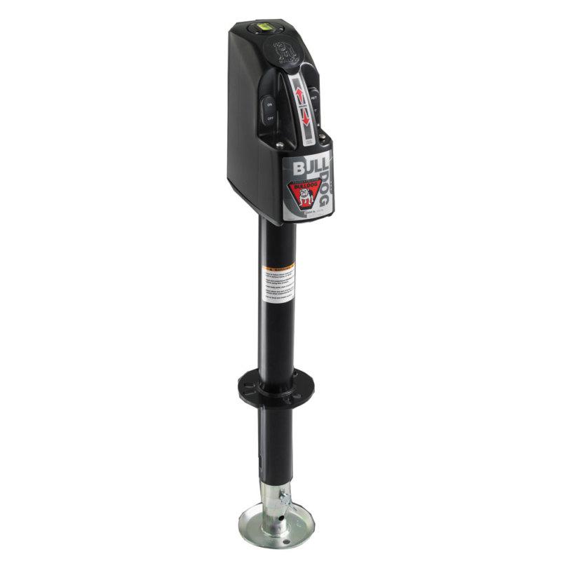 Fulton 500186 bulldog 4000 lbs. a-frame jack w/12v powered drive, built-in level