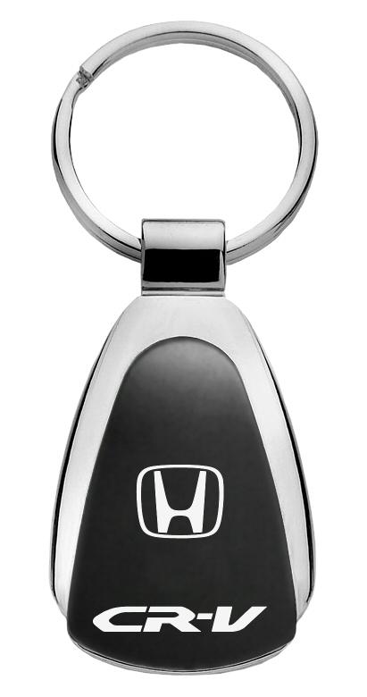 Honda cr-v crv black tear drop key chain ring tag key fob logo lanyard