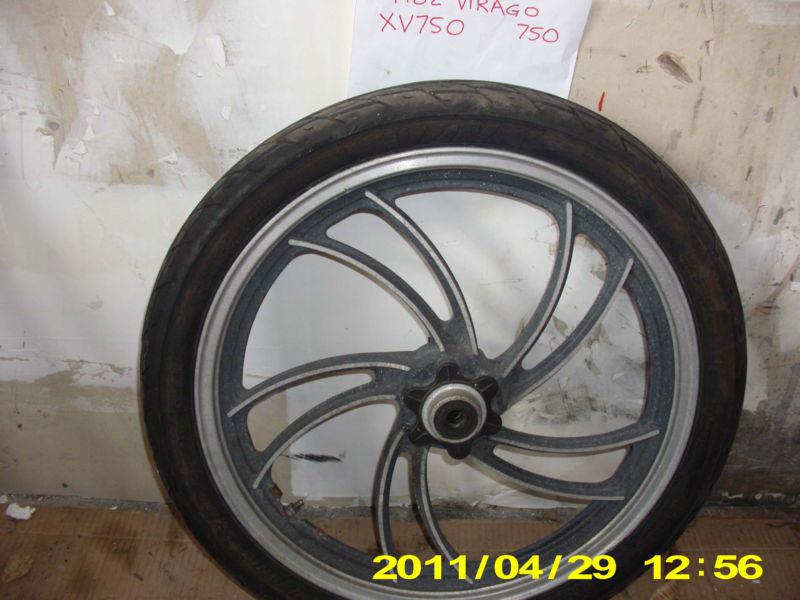 Yamaha xv750 virago xv 750 front wheel 1982 19"