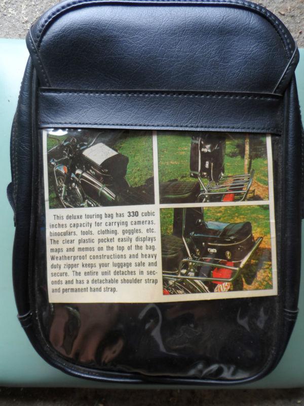 New deluxe motorcycle touring pack/bag leather. 330 cubic inches of space!! 