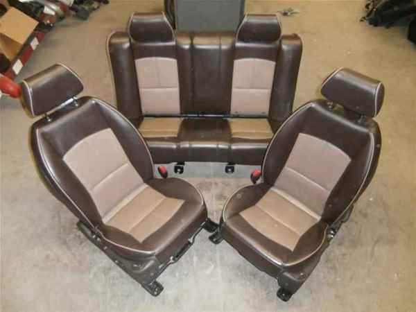 08-09 chevy malibu tan brown leather front rear seats