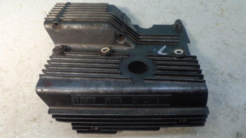 1972 suzuki gt380 left engine valve ram air cover sm242