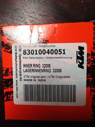 New 2008 ktm 450 525 xc rear axel bearing replacement kit oem parts. new in box