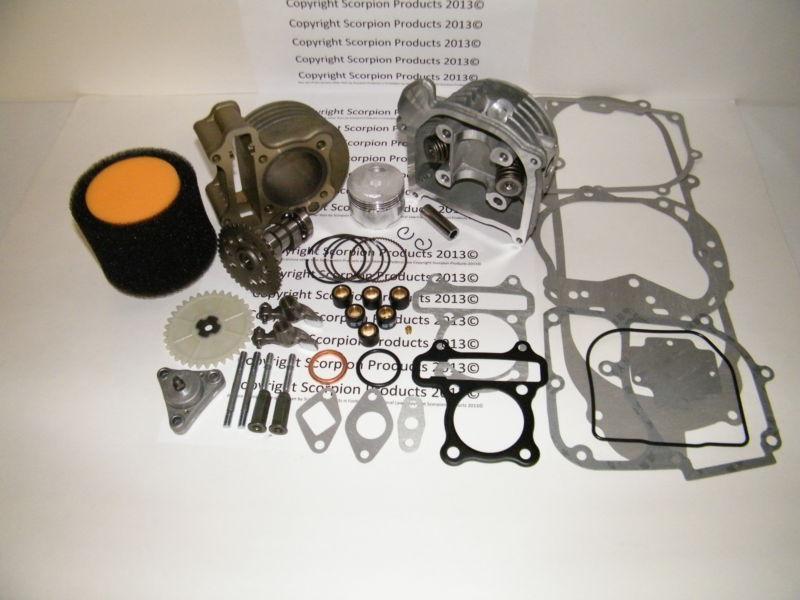 100cc big bore kit performance a9 cam & high flow air filter  gy6 50cc 139qmb