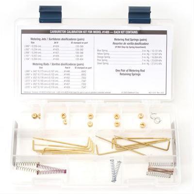 Edelbrock calibration kit for edelbrock 1405 performer series carburetor kit