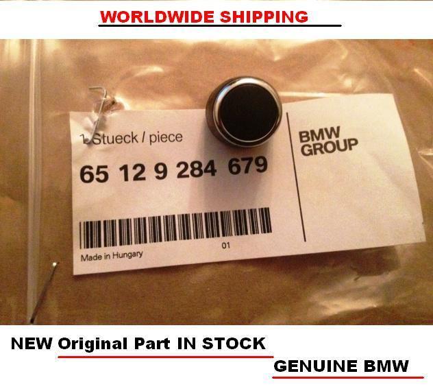 Bmw radio control rotary knob genuine e81 e82 e87 e88 e90 e91 e92 e93 in stock