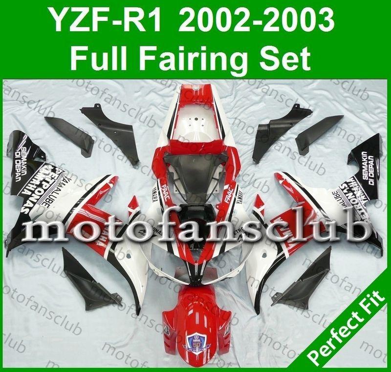 Fit yamaha yzf r1 02 03 yzfr1 2002 2003 1000 fairing bodywork plastics #21 c