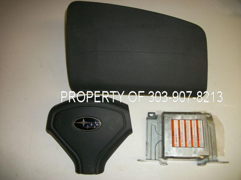 2003-2005 subaru forester driver passenger air bags airbags computer controller