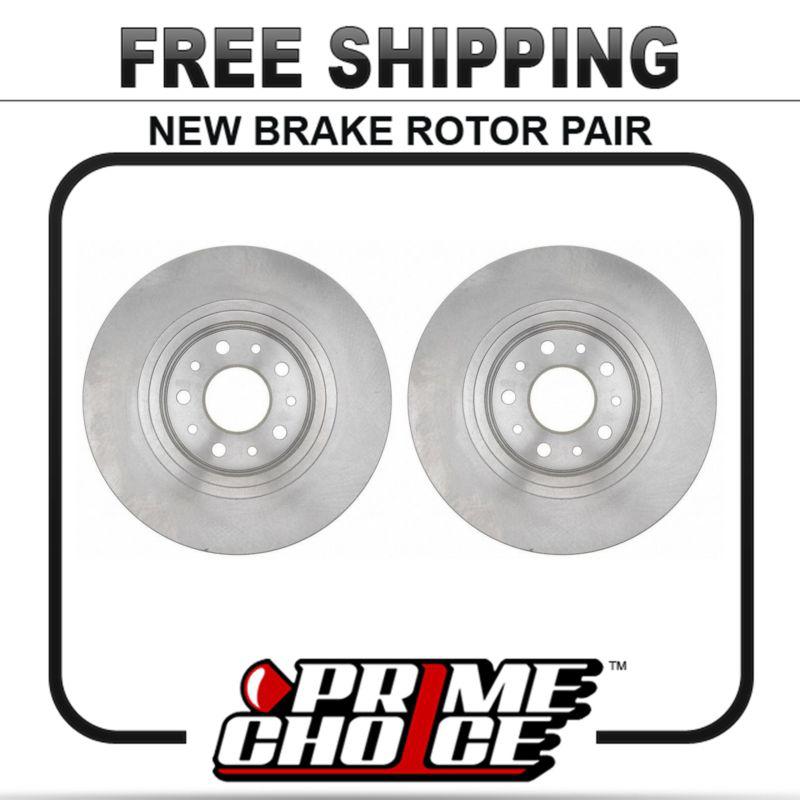 Pair of 2 premium front disc brake rotors new set kit for left and right side