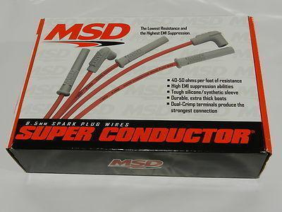 New msd 32829 gm ls1 truck '99-'05 4.8/5.3/6.0l spark plug wires 8.5mm