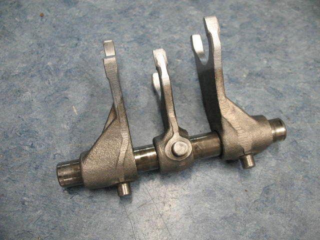 Transmission gear shift drum forks 1973 honda cb350f cb 350 f four cylinder