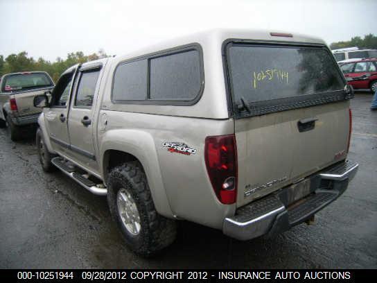 2004-2012 chevy colorado driver rear side door crew cab 1161347