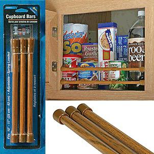 Camco bar single 10-17" oak pk/3 43833