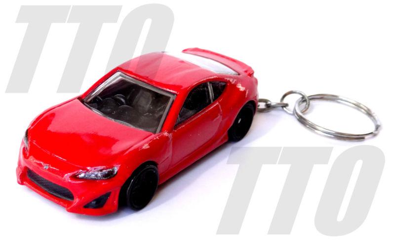 Scion fr-s red keyring keychain fob diecast 1/64 red import custom key chain