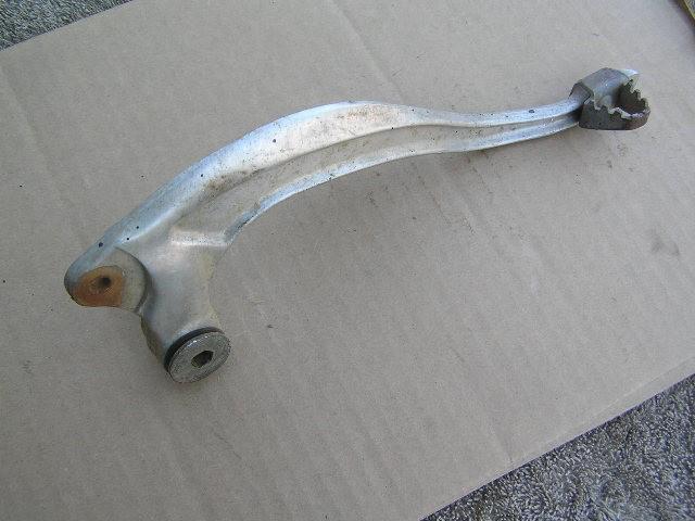 Honda elsinore1983 82 480 cr aluminum rear brake foot pedal lever ahrma 250