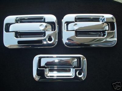 Ford f150 chrome door handle + tailgate covers 04-08 3d