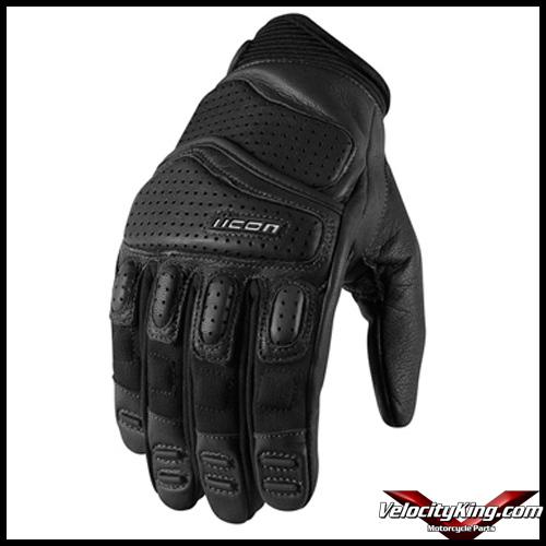 Icon gloves superduty 2 super duty black large l