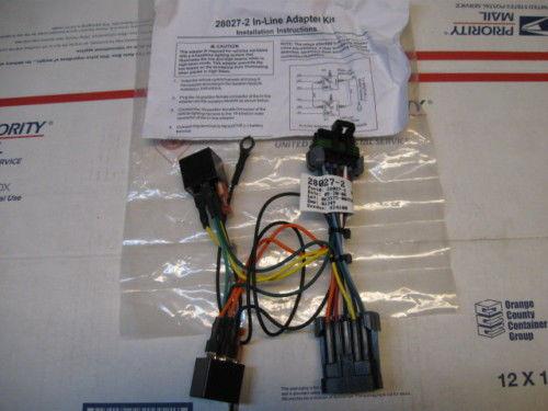 Western snow plow in-line adapter wiring harness with relays part 28027-2 new