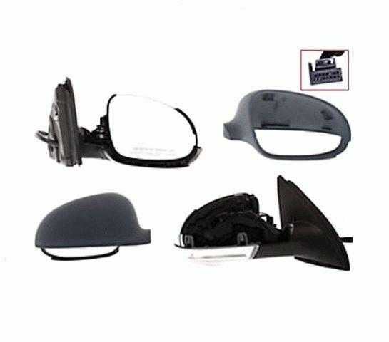 New passenger side mirror rh 2005-2010 volkswagen jetta 4-door power non-heated