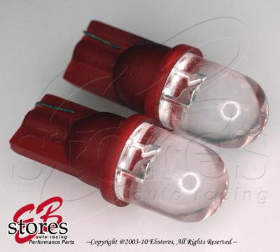 Red backup reverse led t10 wedge light bulbs 2pcs 921 912 (1 pair)