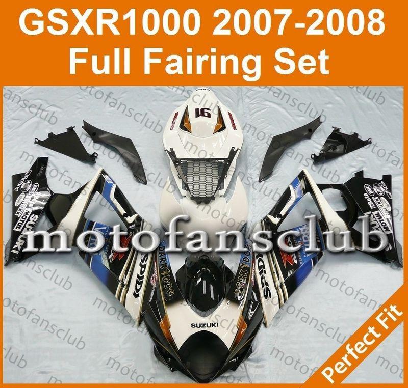 Fit suzuki gsxr 1000 07 08 gsx-r 2007 2008 fairing bodywork plastics k7 #31 c