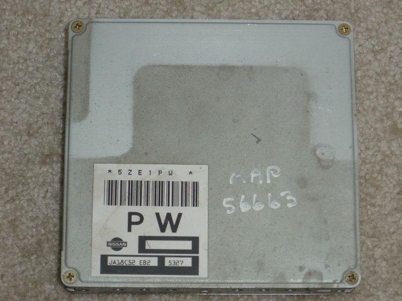 1995 altima 5ze1pw engine computer pw ecm ecu ebx