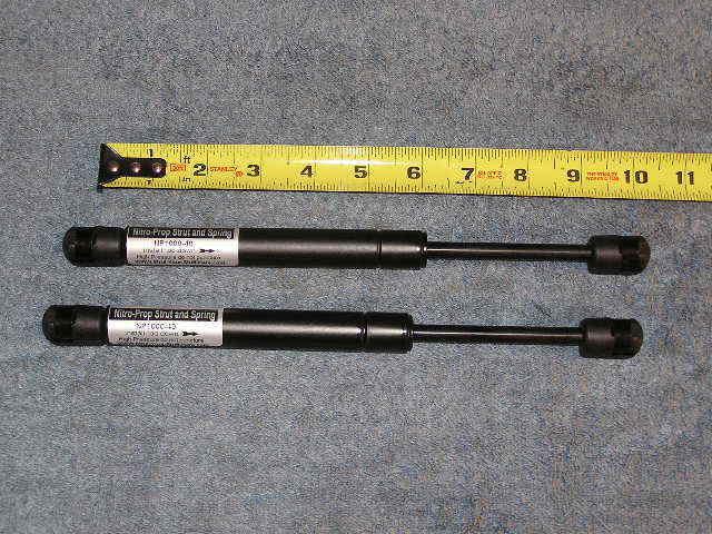 2ea 10" rv van truck marine boat nitro-prop gas strut support arm rep c16-09322