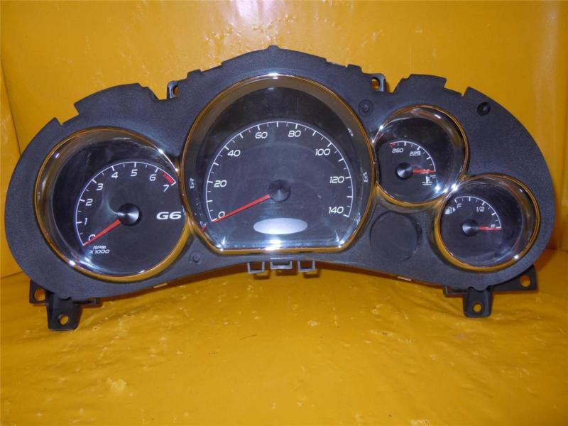 08 09 g6 speedometer instrument cluster dash panel gauges 125k