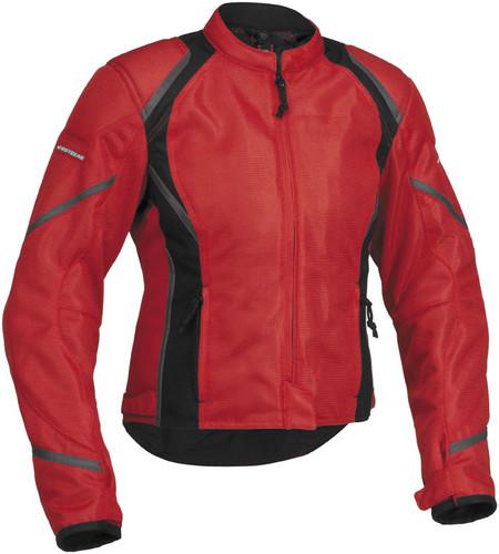 New firstgear mesh tex womens mesh jacket, red, 3xl/xxxl