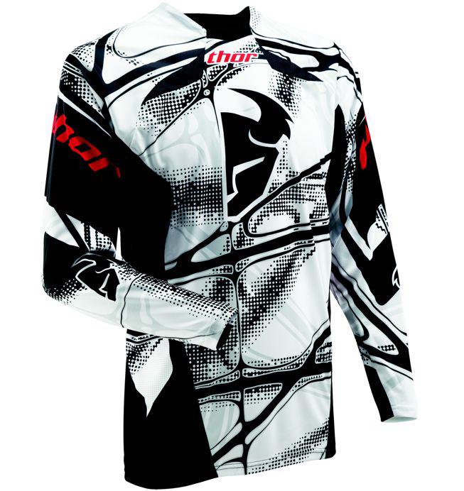 Thor 2013 youth core scorpio white mx motorcross atv jersey s small new